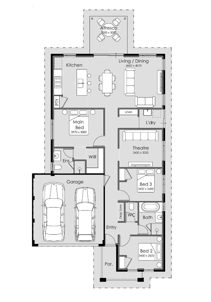Alberta floor plan