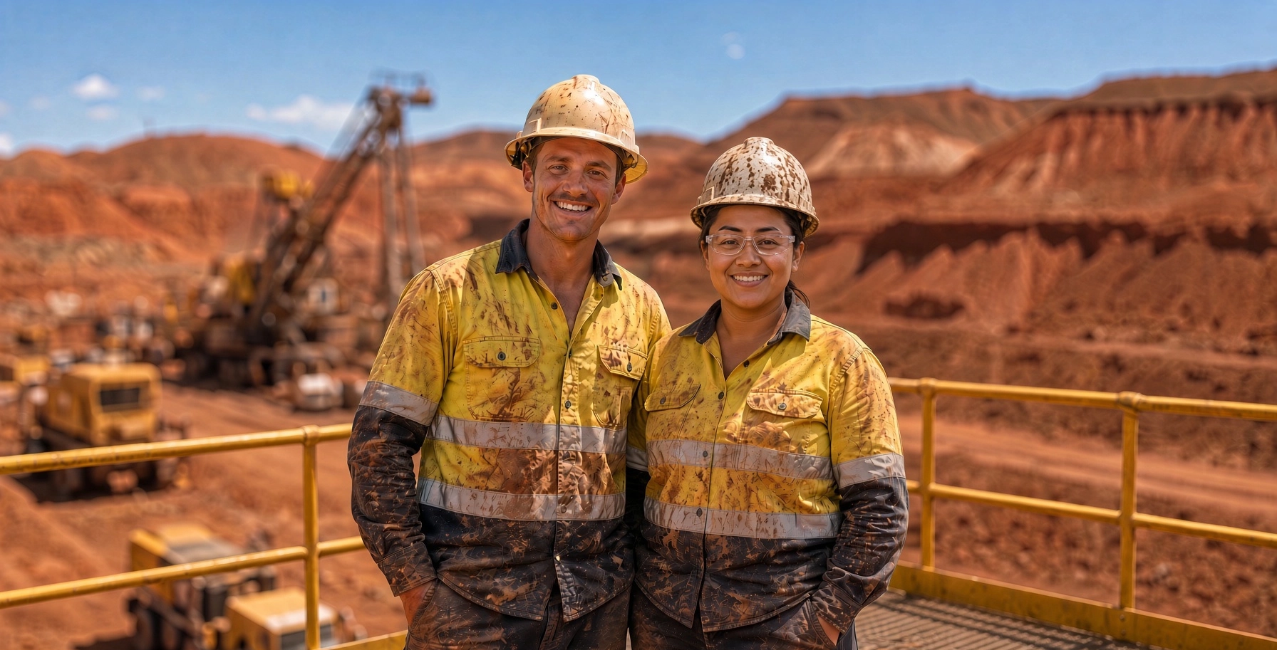 FIFO worker reviewing home plans