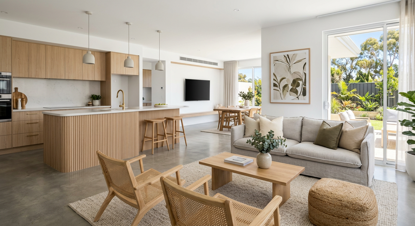 Bright modern Perth home interior